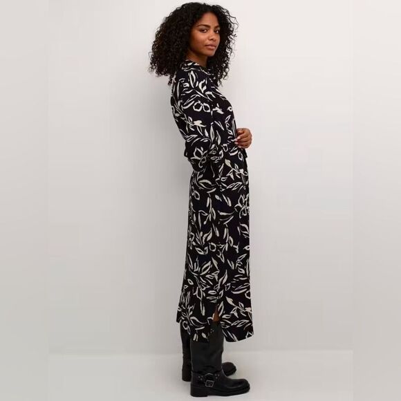 🇩🇰 Kaffe Denmark Forrest Shirt Dress - Picture 1 of 9